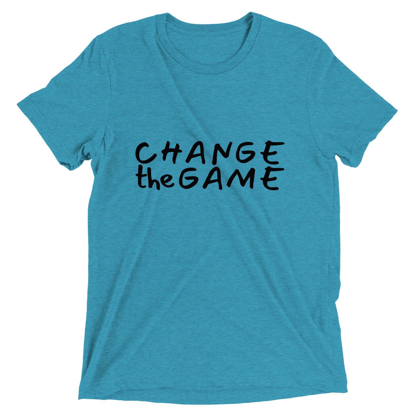 Change the Game - Unisex Tri-blend Tee