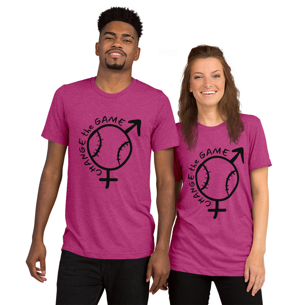 Change the Game - Unisex Tri-Blend Tee