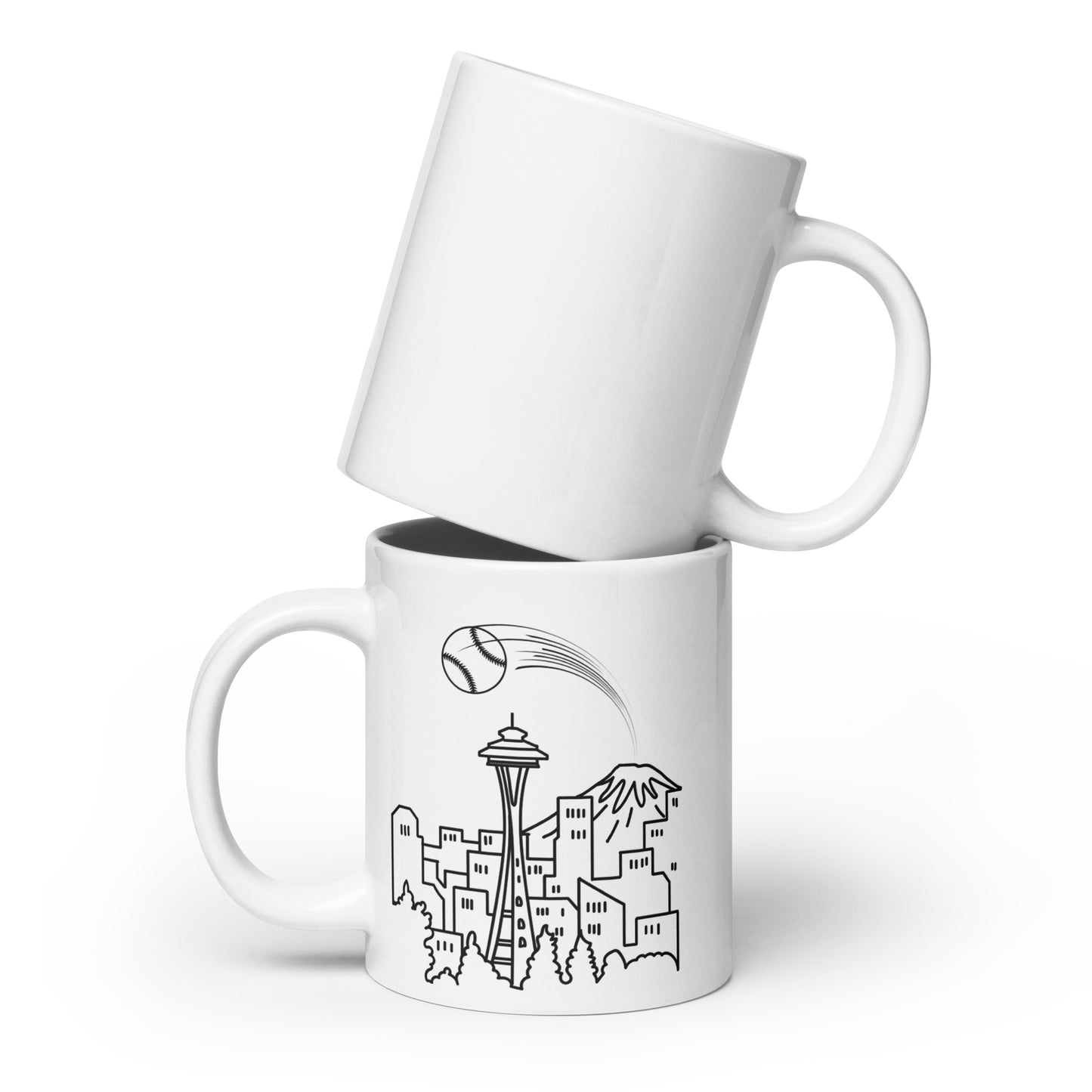 Space Needle Baseball 20oz Mug