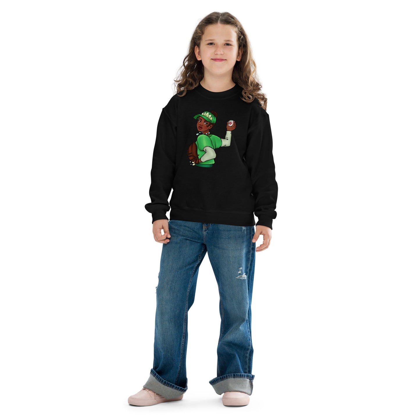 Tiana Inspired - Youth Crewneck Sweatshirt
