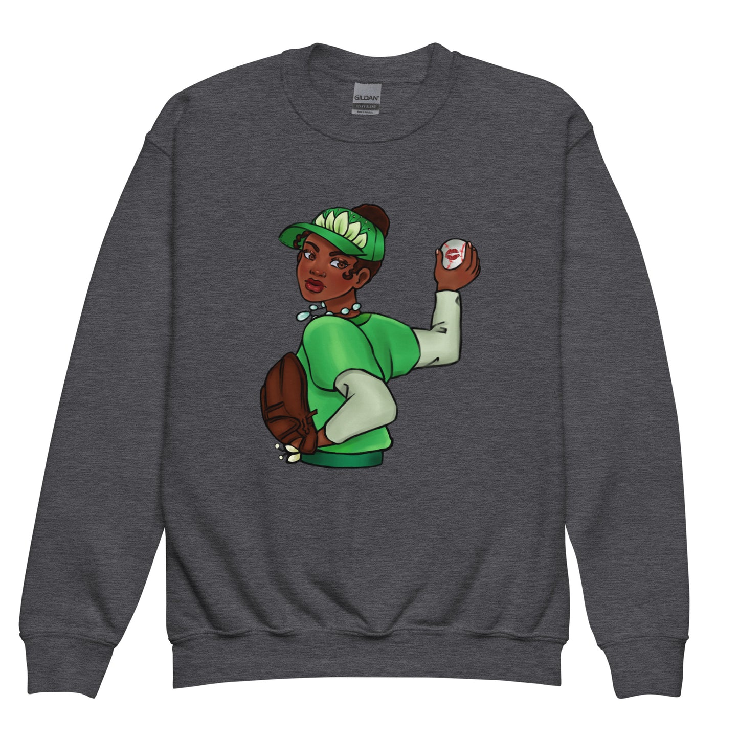 Tiana Inspired - Youth Crewneck Sweatshirt