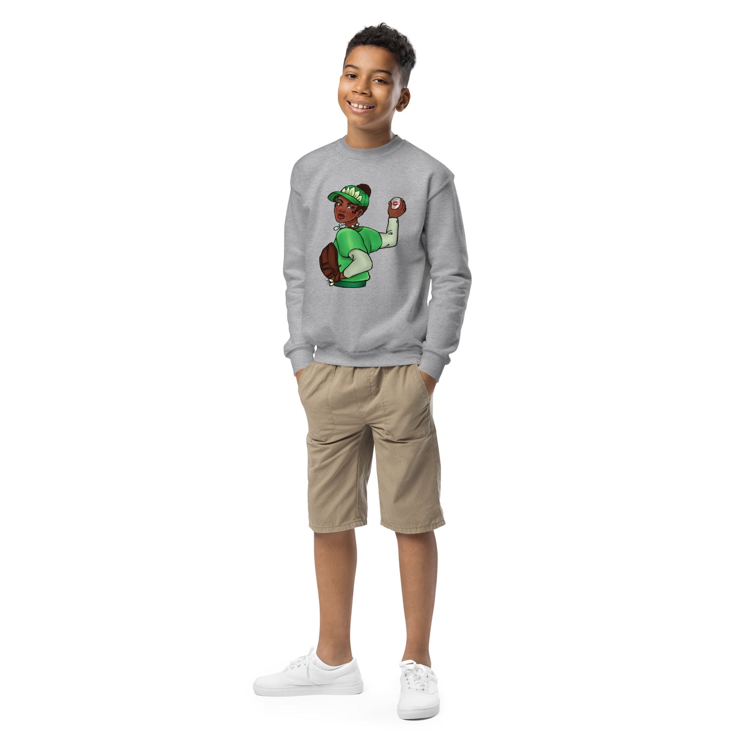 Tiana Inspired - Youth Crewneck Sweatshirt