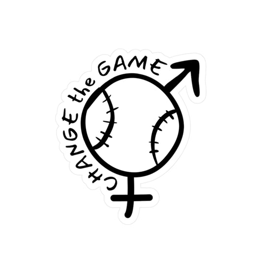 Change the Game Vinyl Decal - 3x4