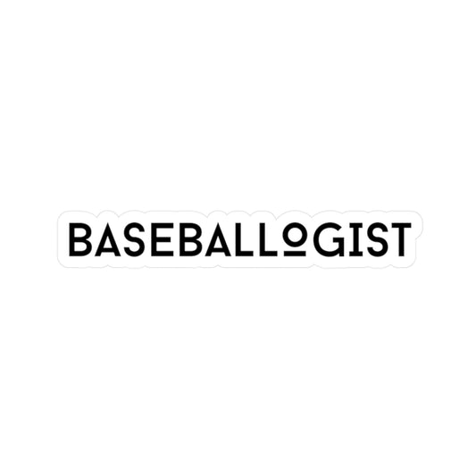 Baseballogist Vinyl Decal - 1x4