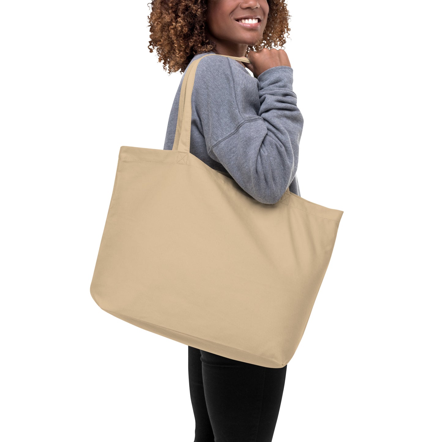 Summer Baseball Large Organic Tote