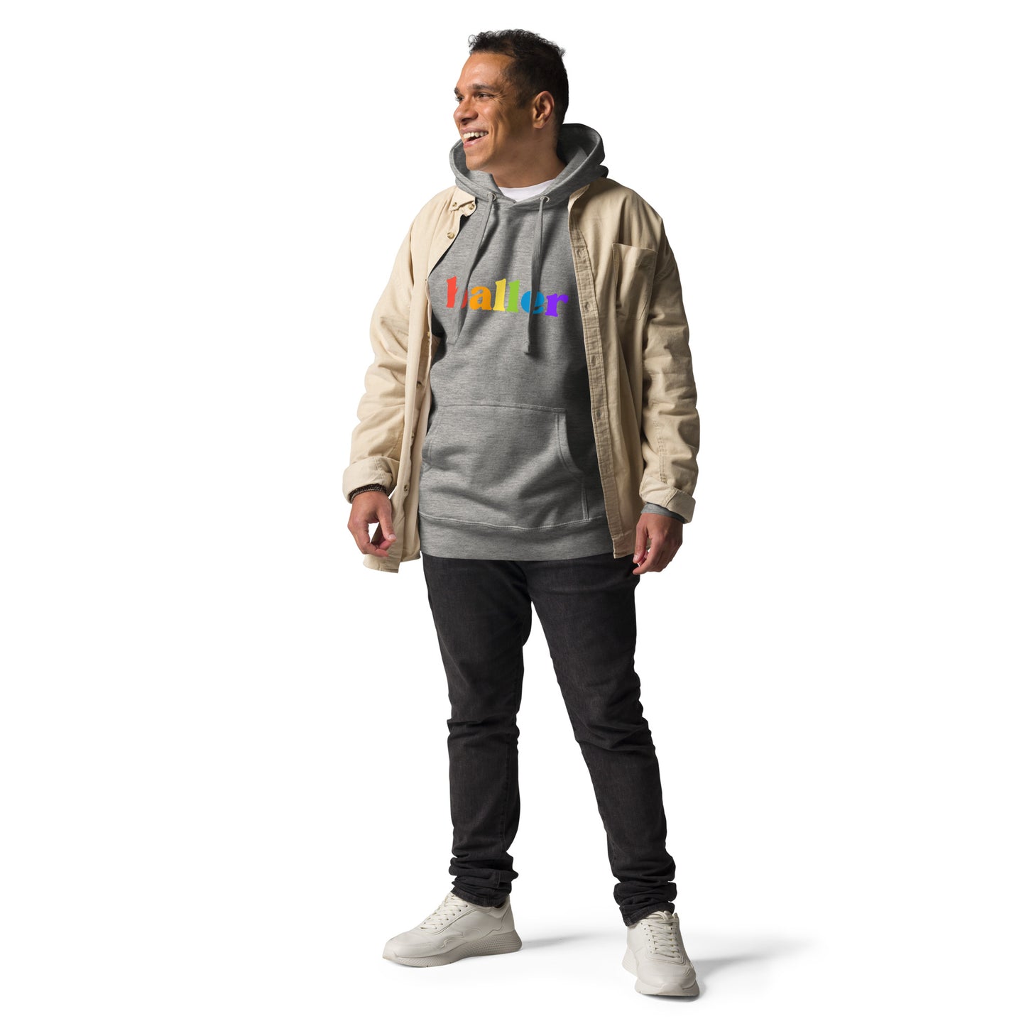 Rainbow Baller - Unisex(y) Adult Slim Fit Hoodie