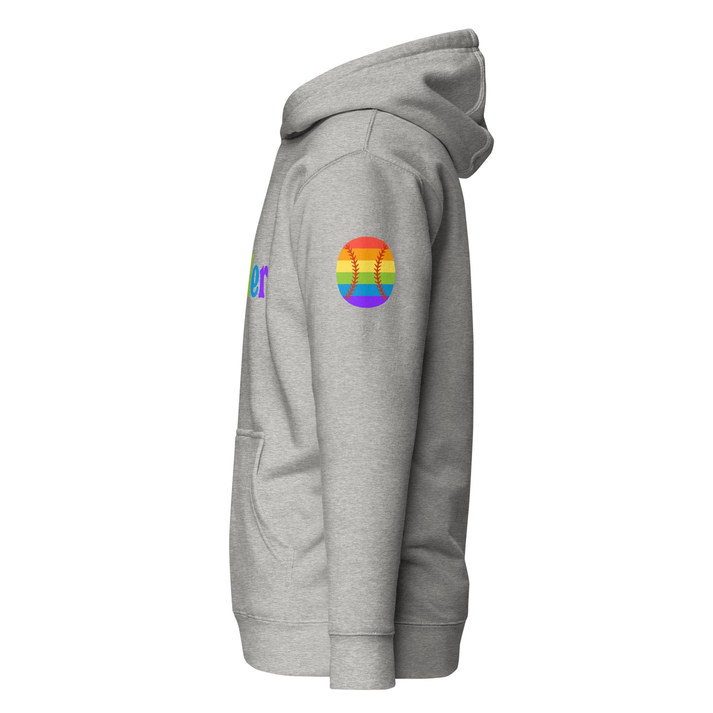 Rainbow Baller - Unisex(y) Adult Slim Fit Hoodie