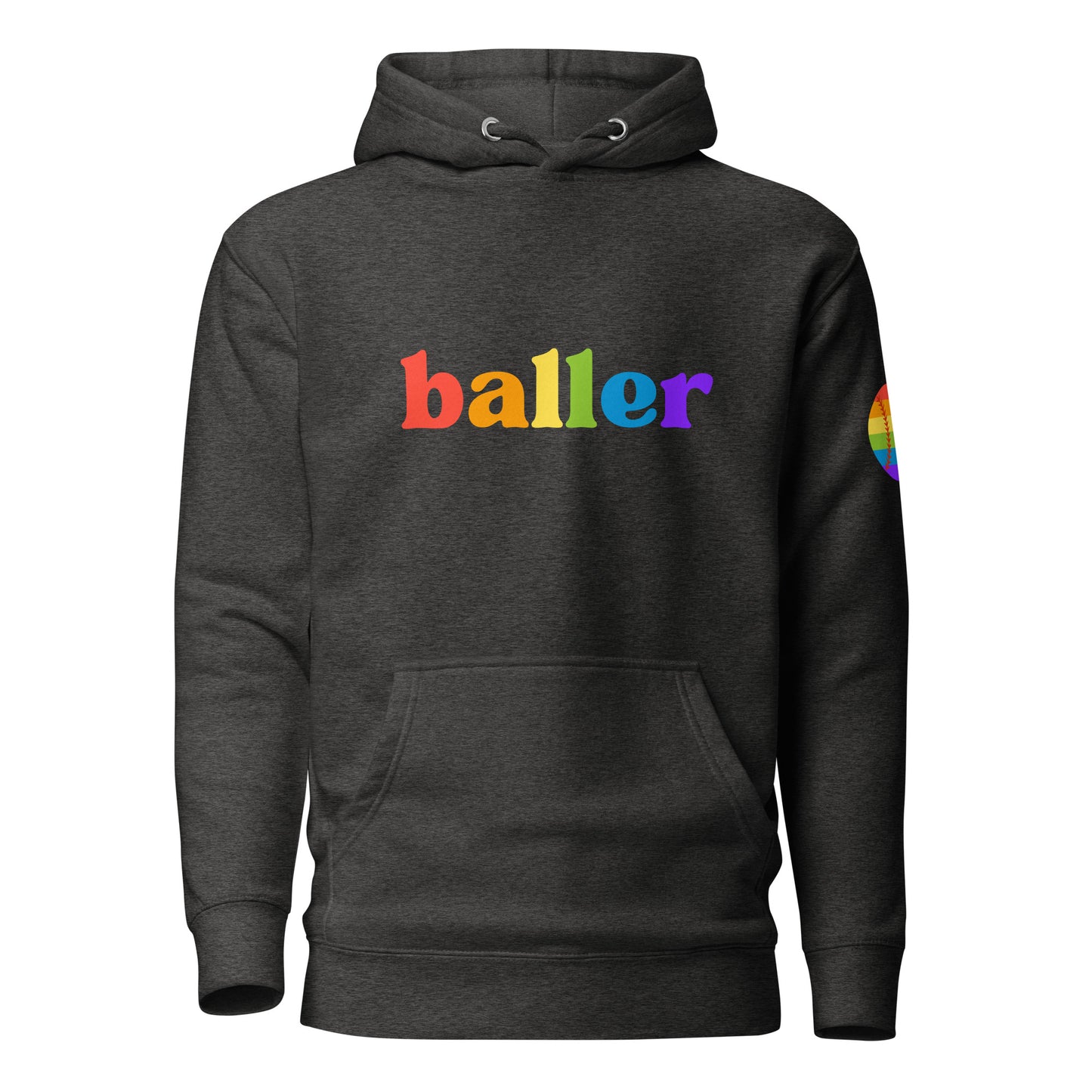 Rainbow Baller - Unisex(y) Adult Slim Fit Hoodie