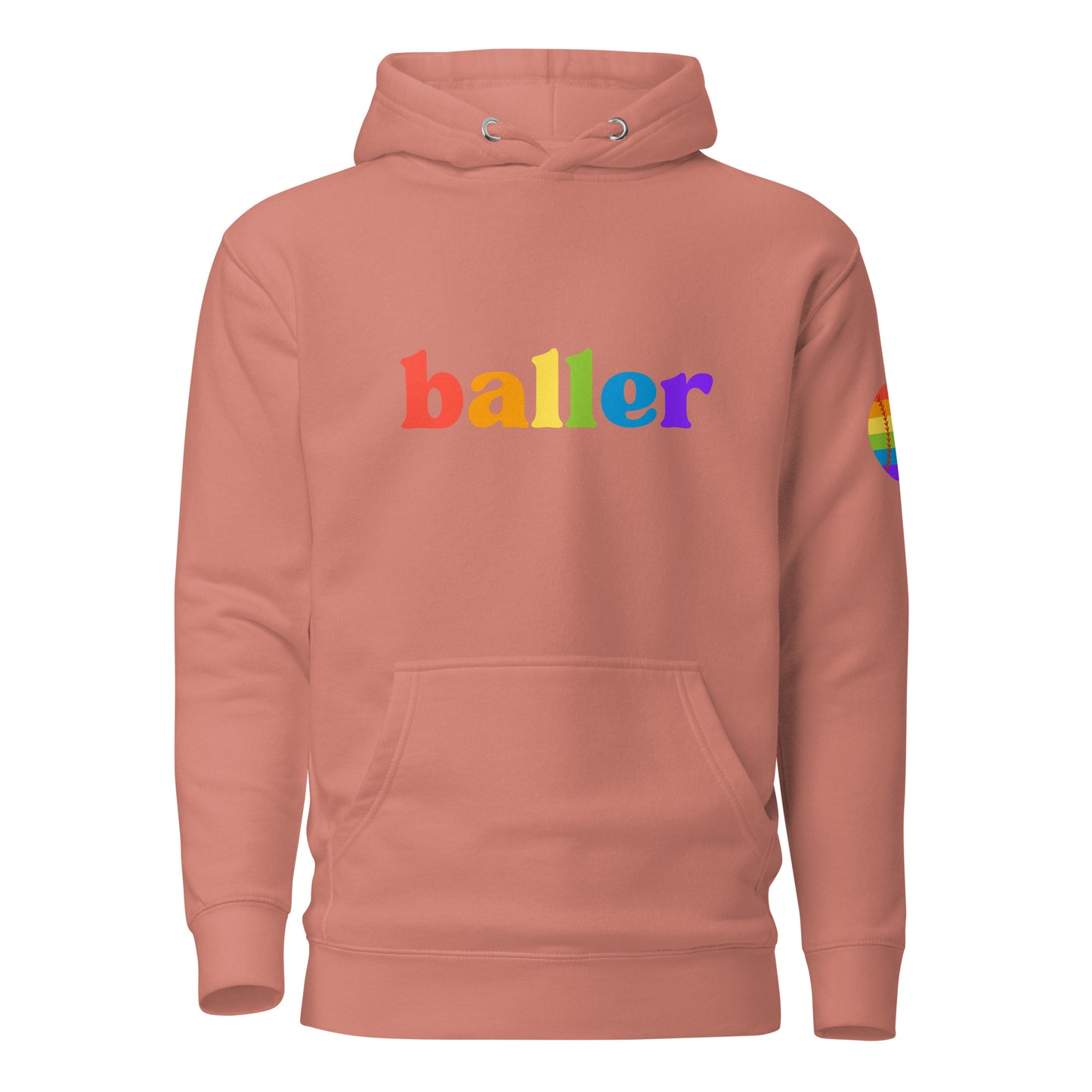 Rainbow Baller - Unisex(y) Adult Slim Fit Hoodie