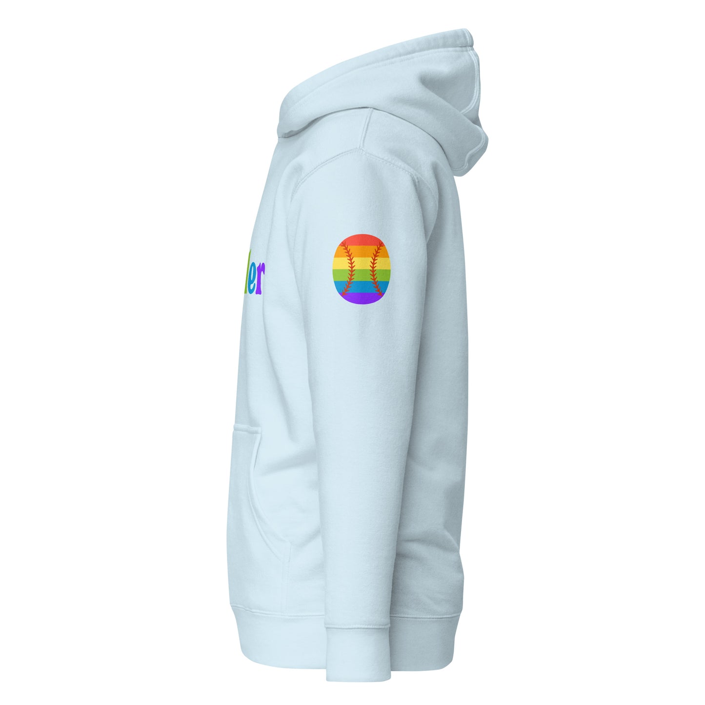 Rainbow Baller - Unisex(y) Adult Slim Fit Hoodie