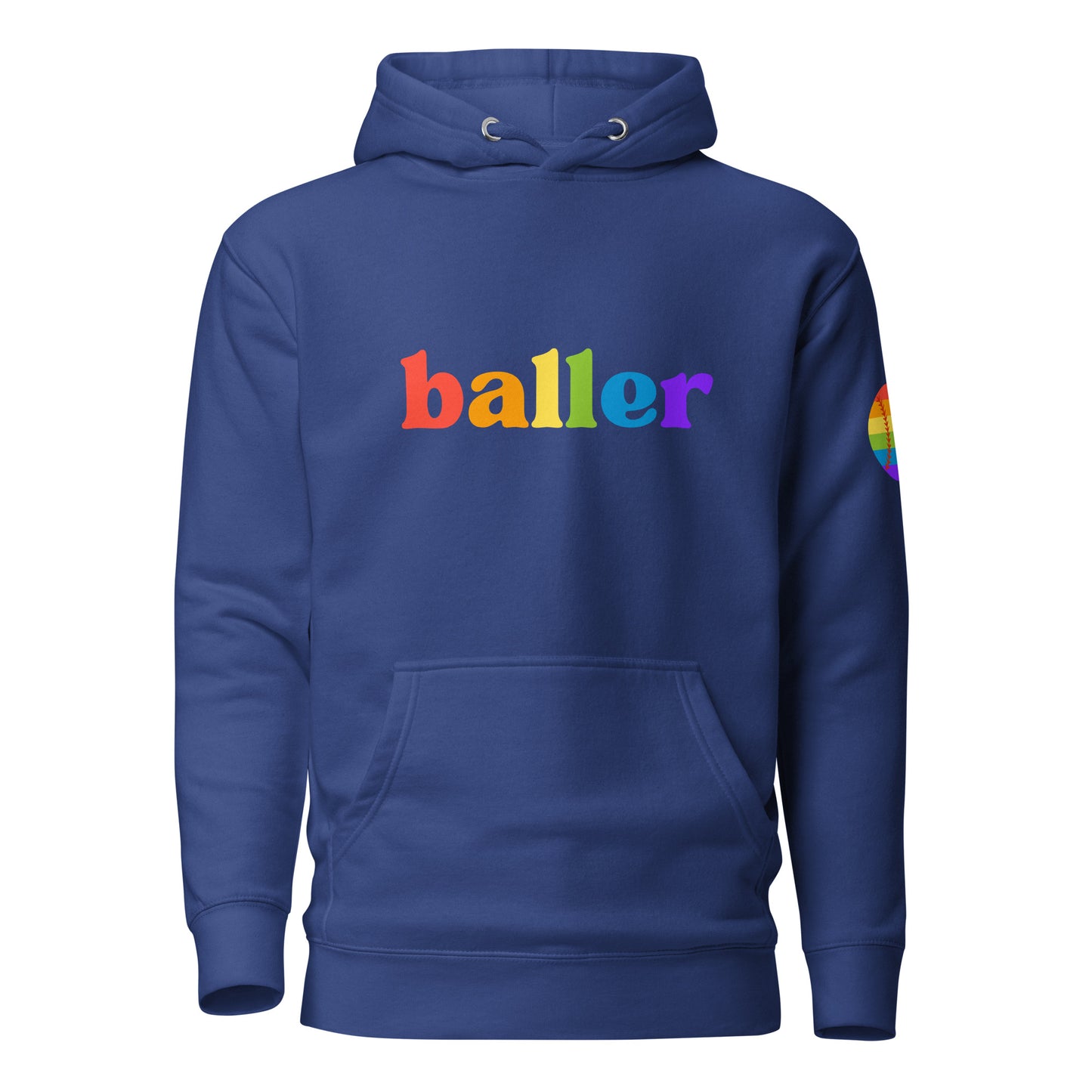 Rainbow Baller - Unisex(y) Adult Slim Fit Hoodie