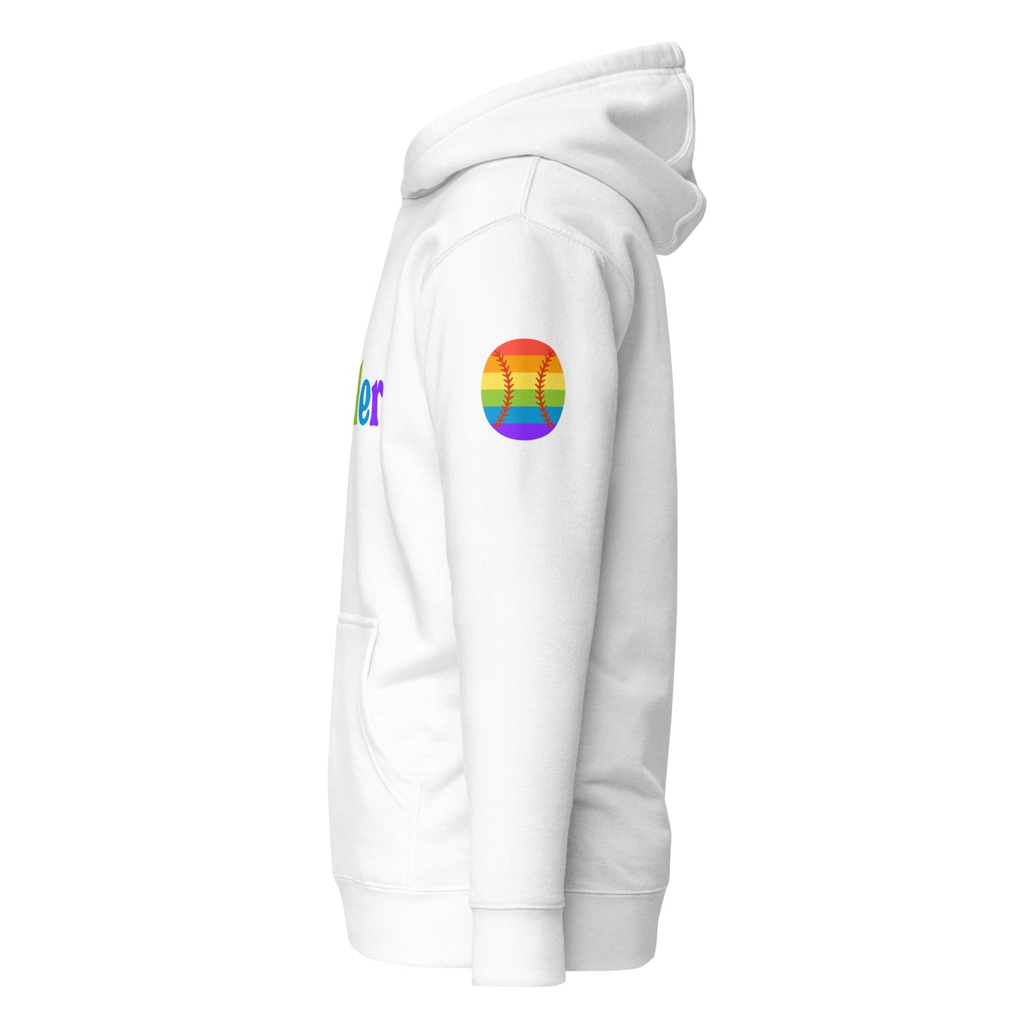 Rainbow Baller - Unisex(y) Adult Slim Fit Hoodie