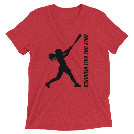 Only One Ball Required - Unisex Tri-Blend Tee