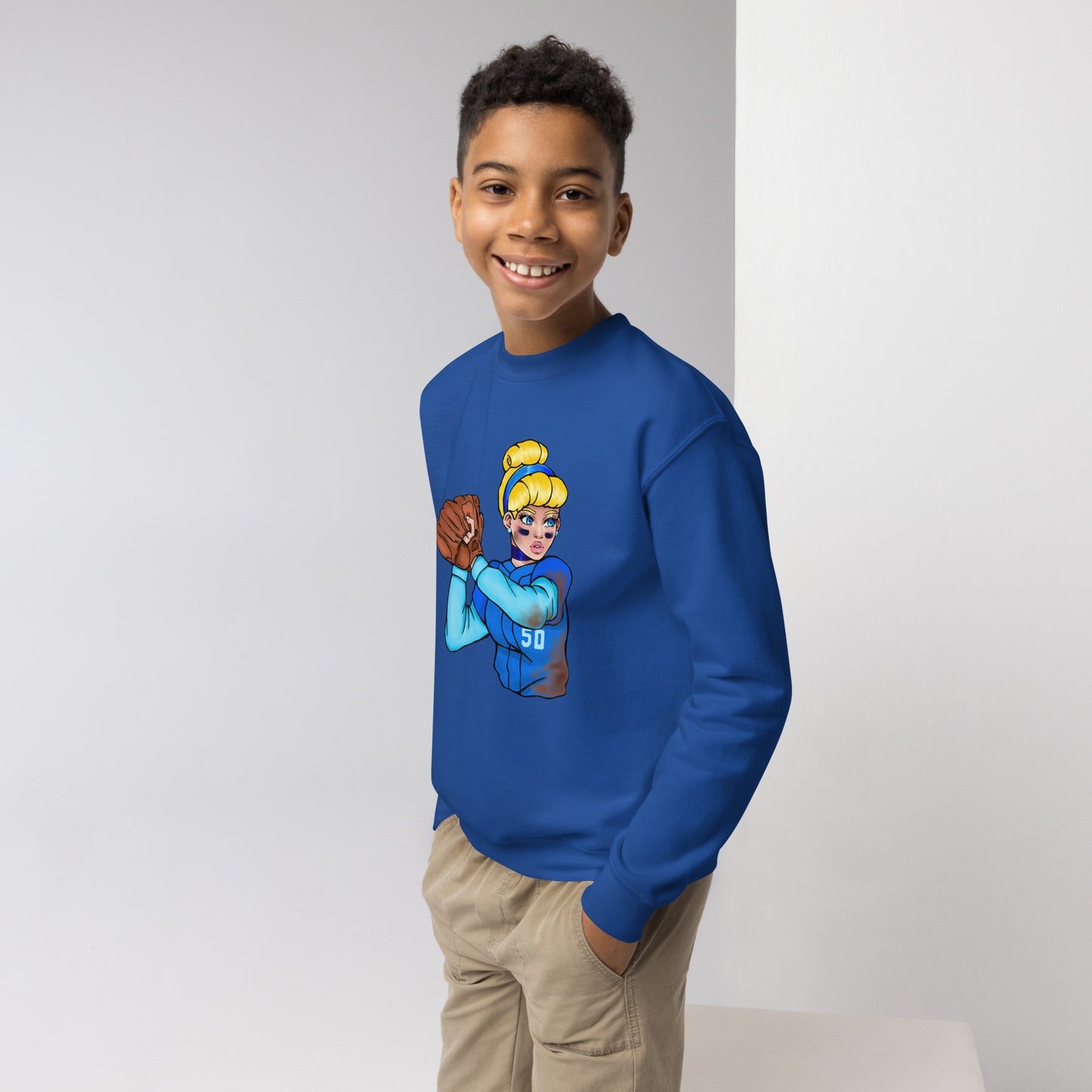 Basebella - Youth Crewneck Sweatshirt